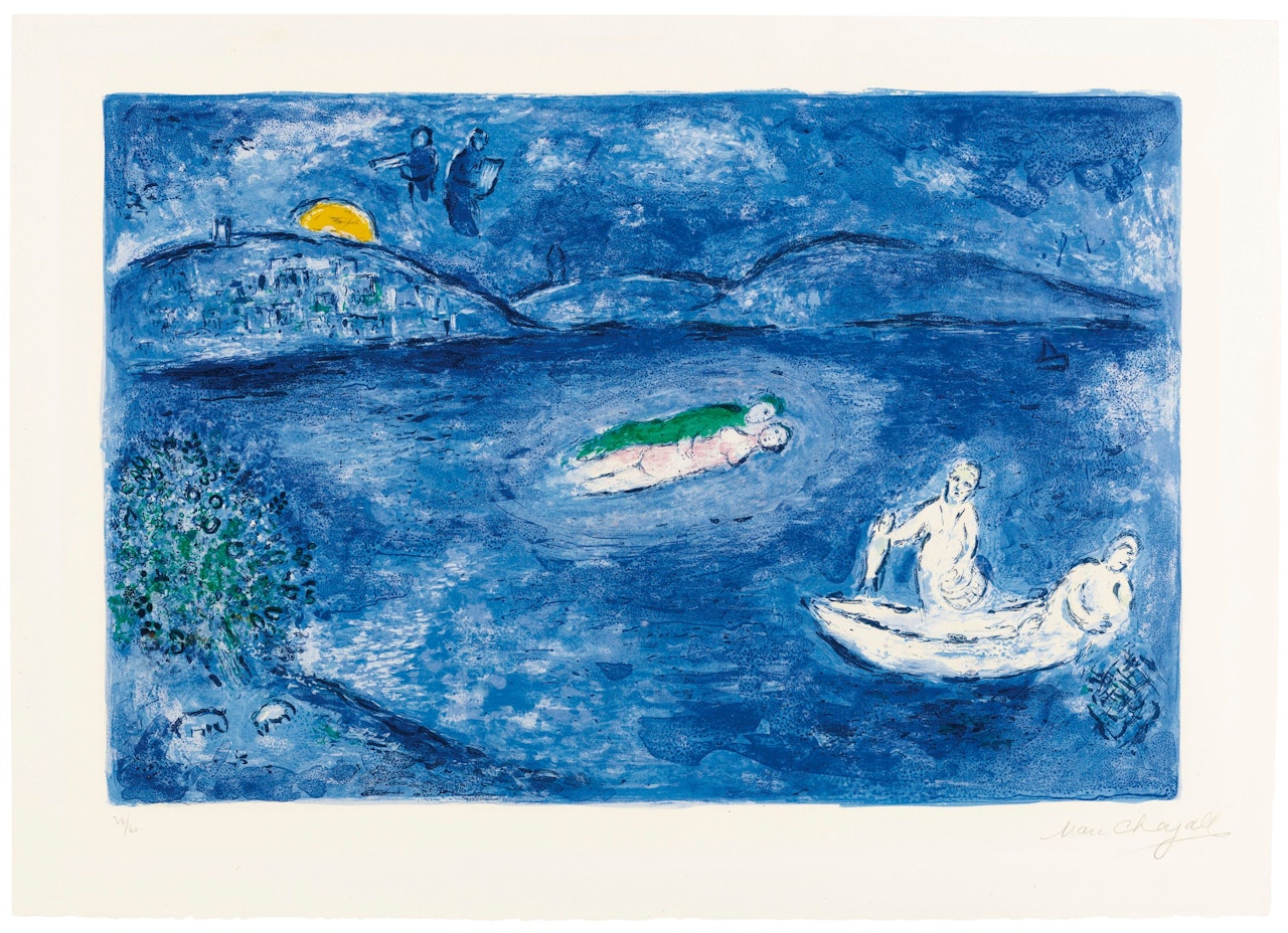 L'Echo, from Daphnis et Chloé by Marc Chagall
