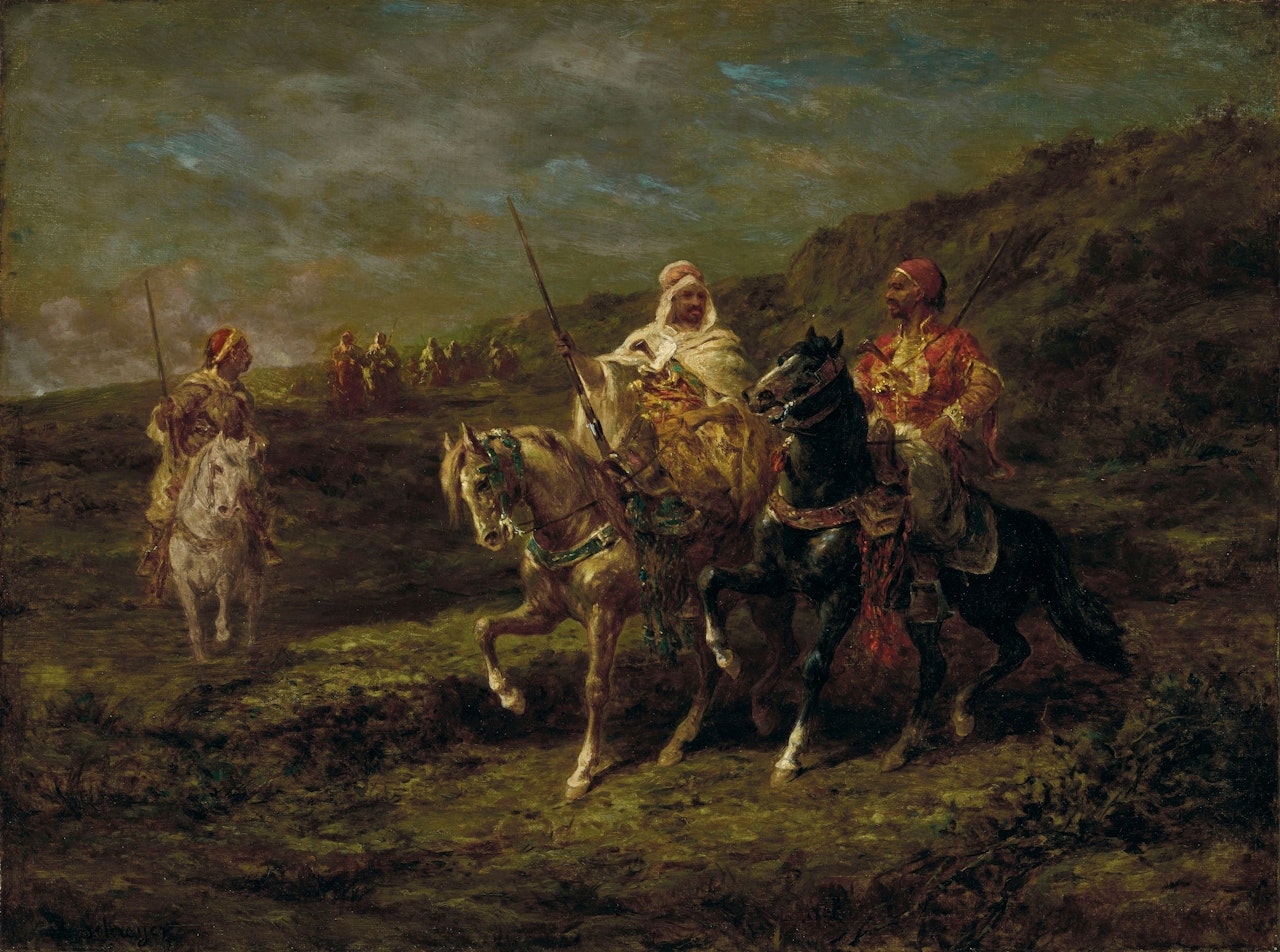 Arab Riders by Adolf Schreyer