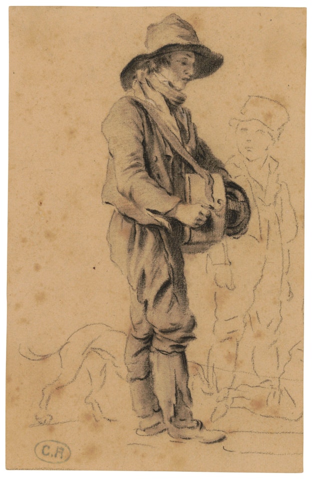 Two boys and a dog by Louis-Leopold Boilly