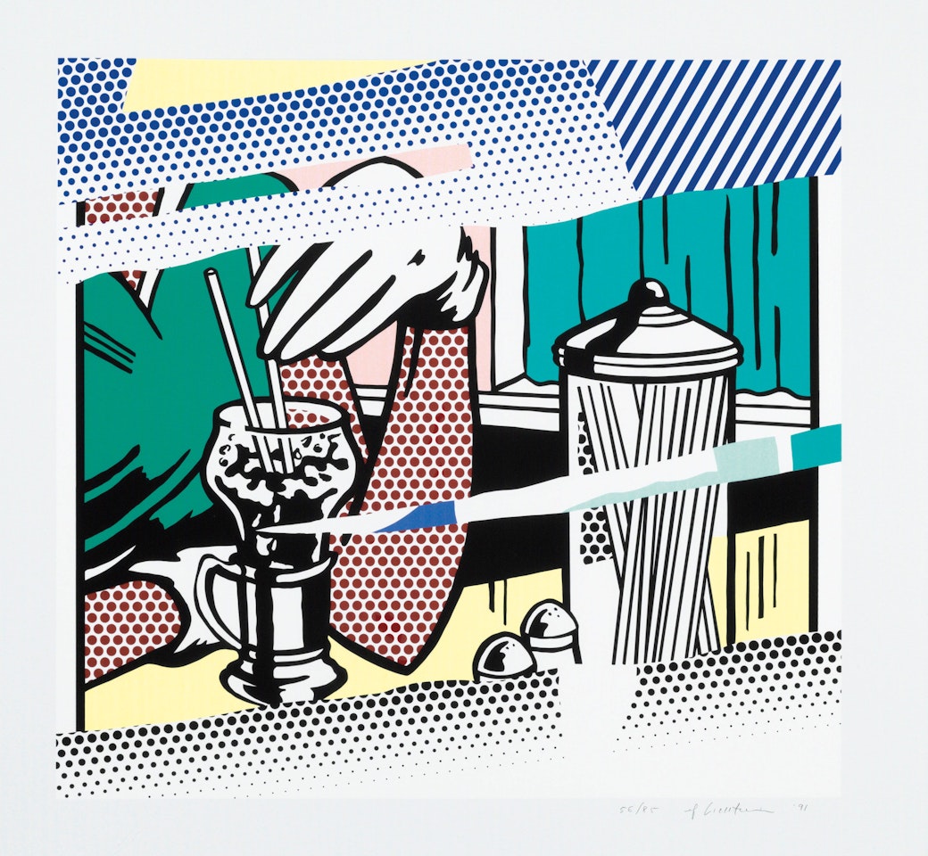 Reflections on Soda Fountain by Roy Lichtenstein