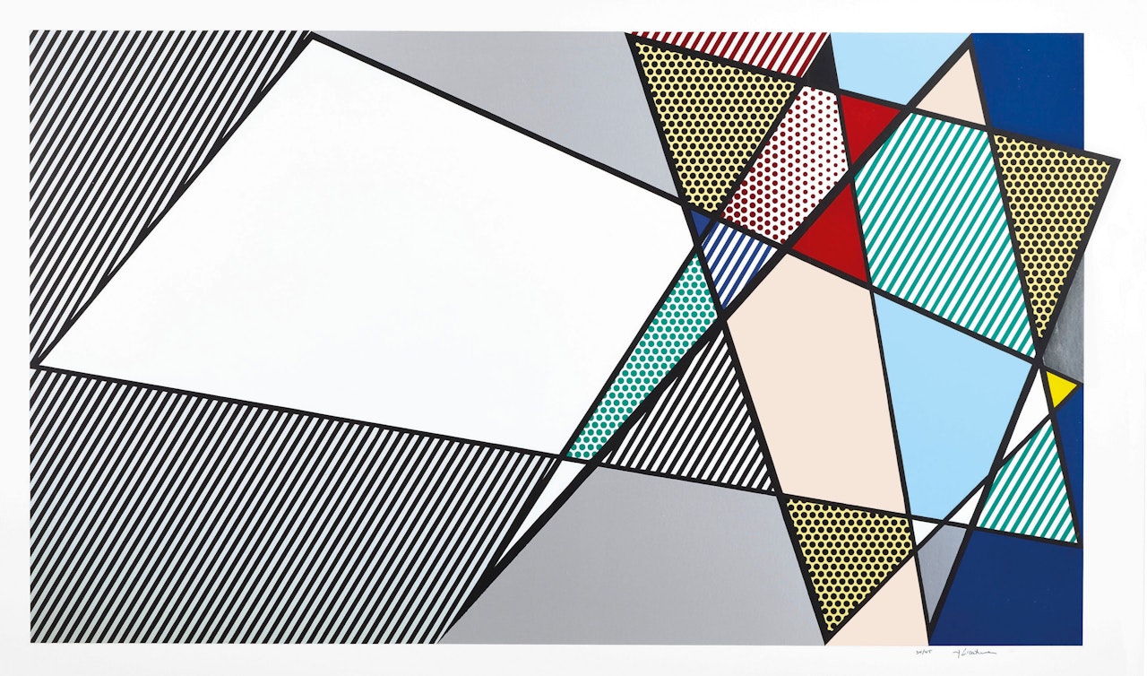 Imperfect 58" x 92 3/8", from Imperfect Series by Roy Lichtenstein