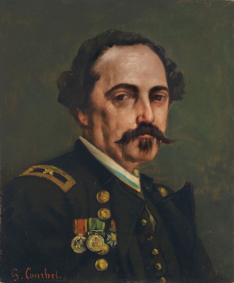 Portrait du général Cluseret by Gustave Courbet