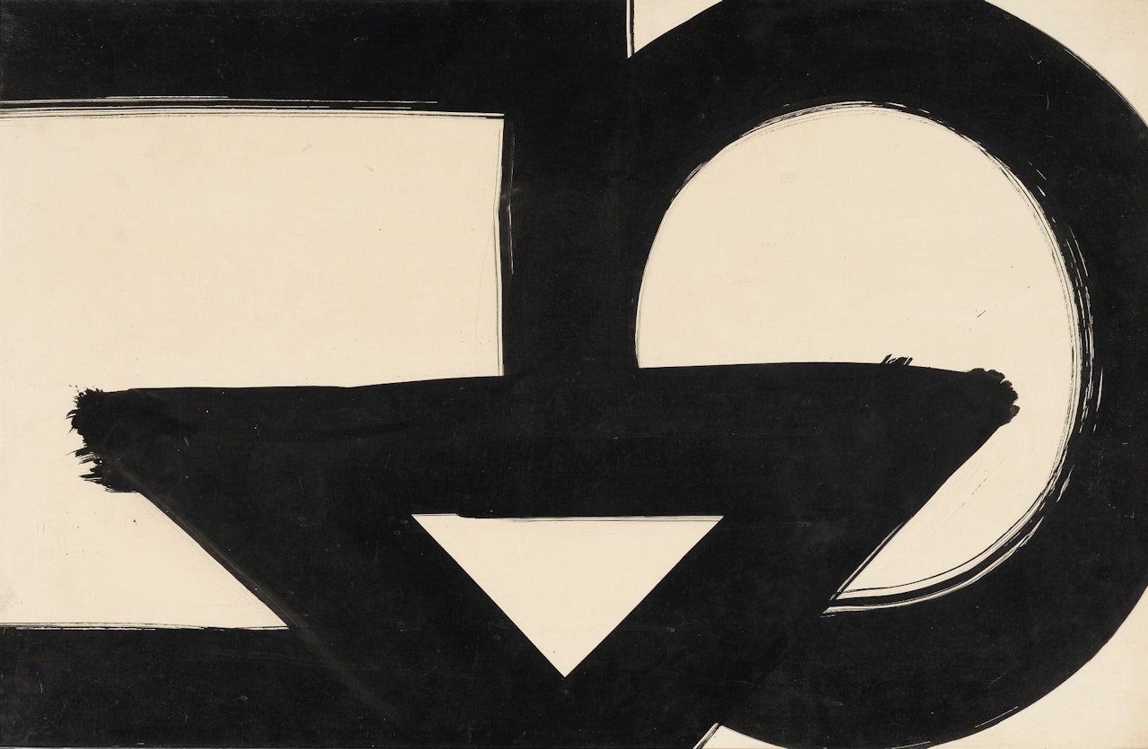 C SERIES NO. 6 by Al Held