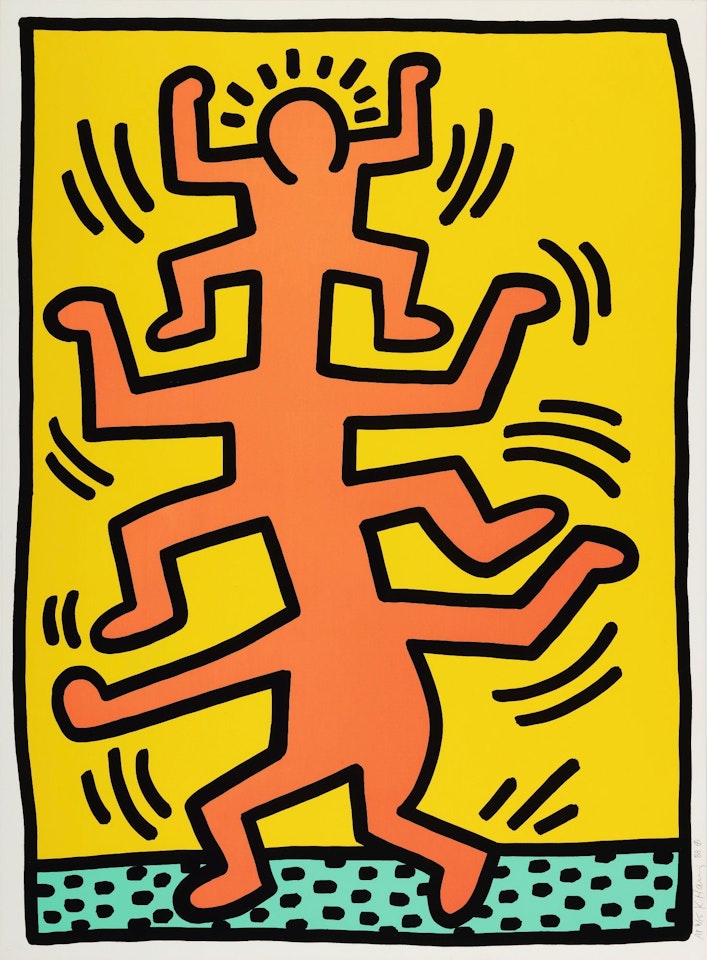 GROWING (LITTMANN PP. 88-91) by Keith Haring