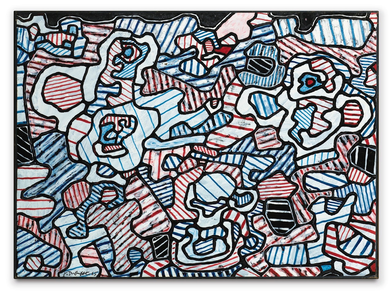 CAFETIÈRE, TASSE ET SOUCOUPE, SUCRIER by Jean Dubuffet