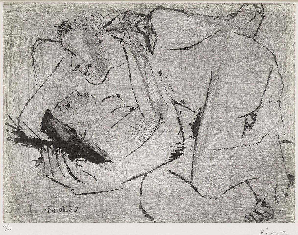 ÉTREINTE VI (B. 1115; BA. 1108) by Pablo Picasso