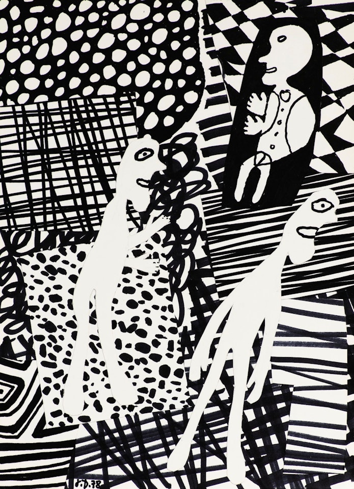 SITUATION XLI by Jean Dubuffet