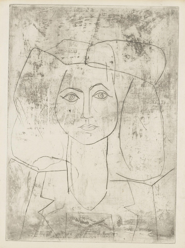 PORTRAIT DE FRANÇOISE, EN COSTUME TAILLEUR (BA. 732)  by Pablo Picasso