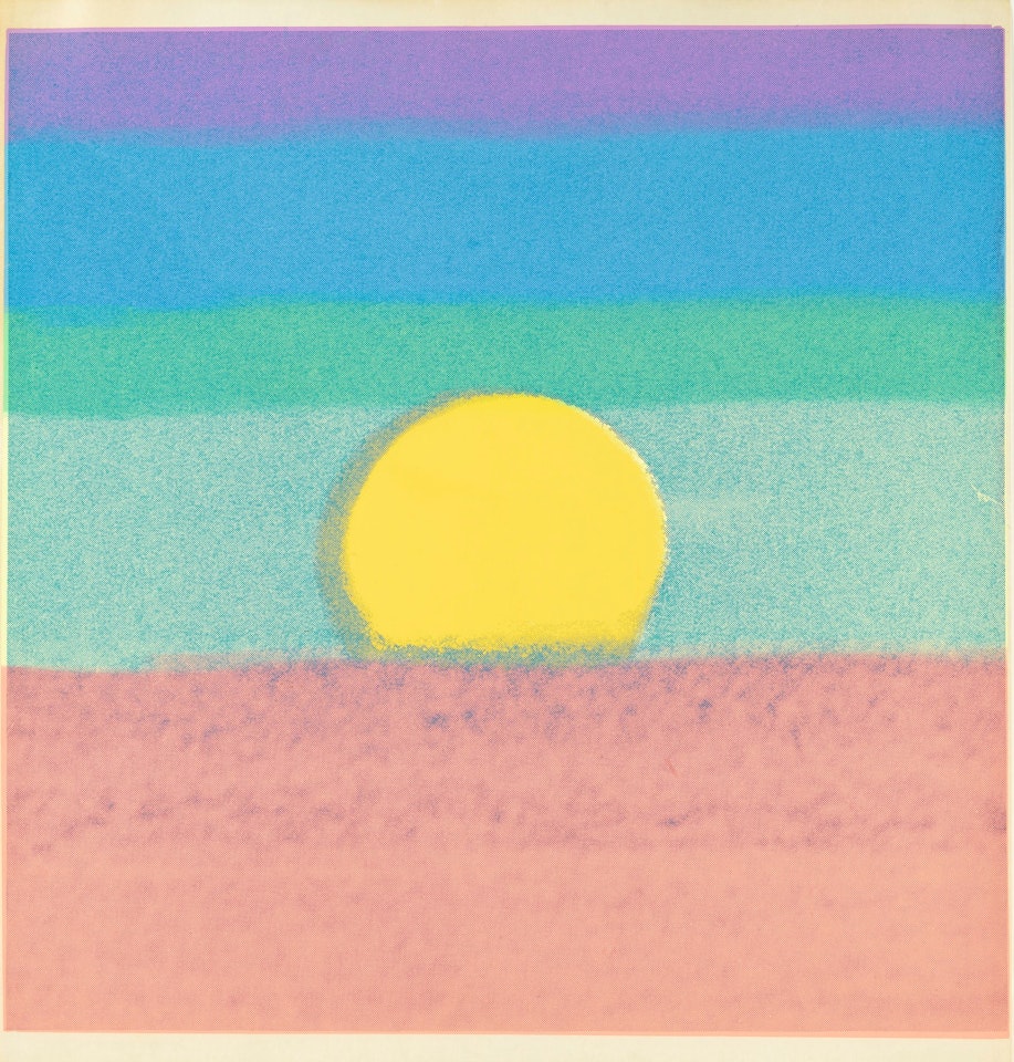 SUNSET (SEE F. & S. II.85-88) by Andy Warhol