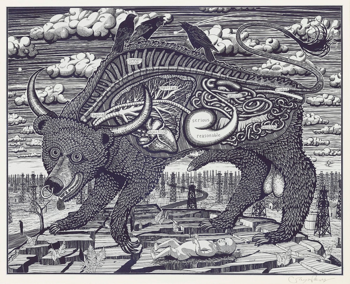 ANIMAL SPIRIT (BLUE) by Grayson Perry