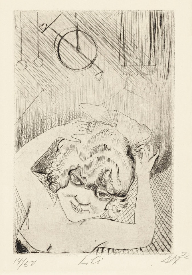 LILI, DIE KÖNIGIN DER LUFT (KARSCH 40/II) by Otto Dix