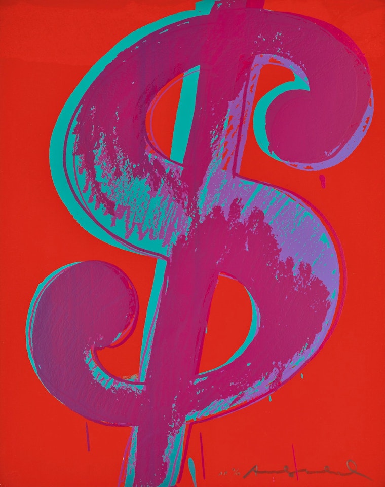 $ (1) (SEE F. & S. II.274-279) by Andy Warhol