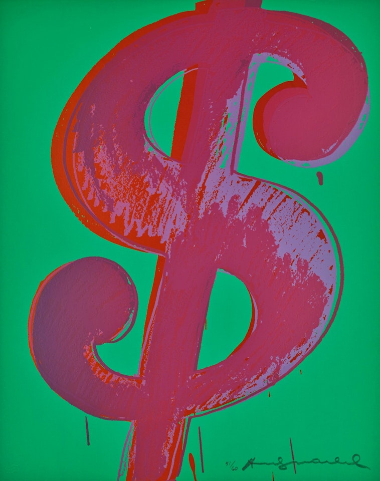 $ (1) (SEE F. & S. II.274-279) by Andy Warhol