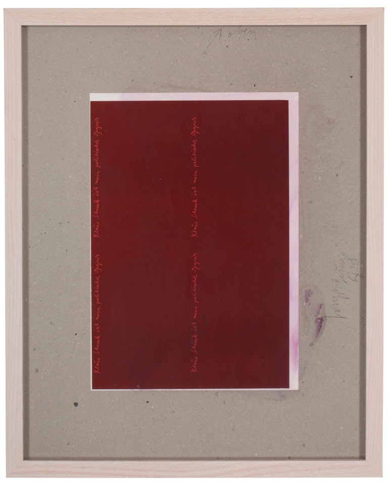 Dead Stags, from Suite Circulation Time by Joseph Beuys