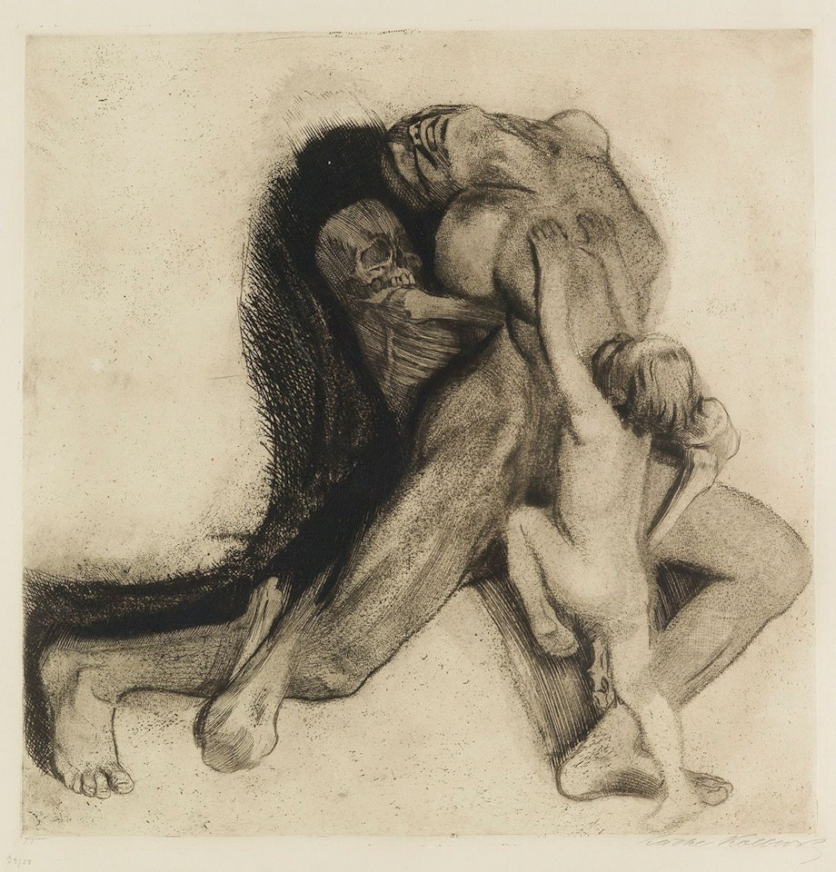 Tod Und Frau by Kathe Kollwitz