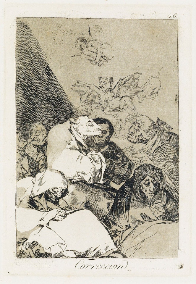 Correccion by Francisco José de Goya