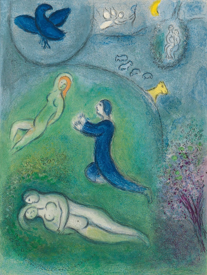 Daphnis Et Lycénion by Marc Chagall