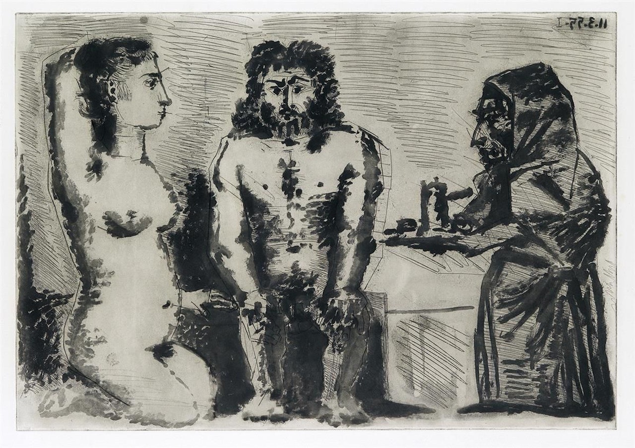 Maison Close: Le Chocolat II by Pablo Picasso