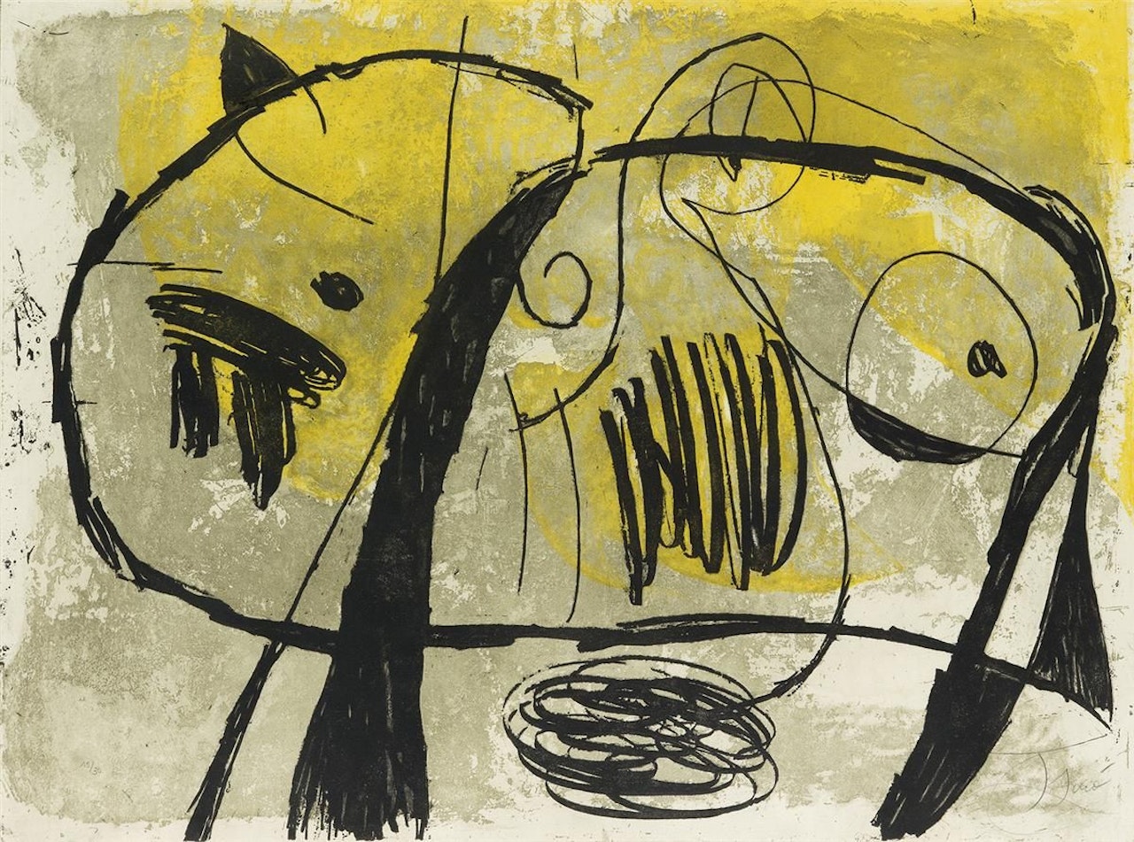 La Commedia Dell'arte V by Joan Miró