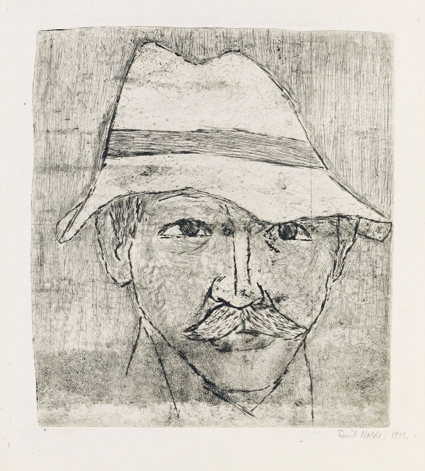 Selbstbildnis by Emil Nolde