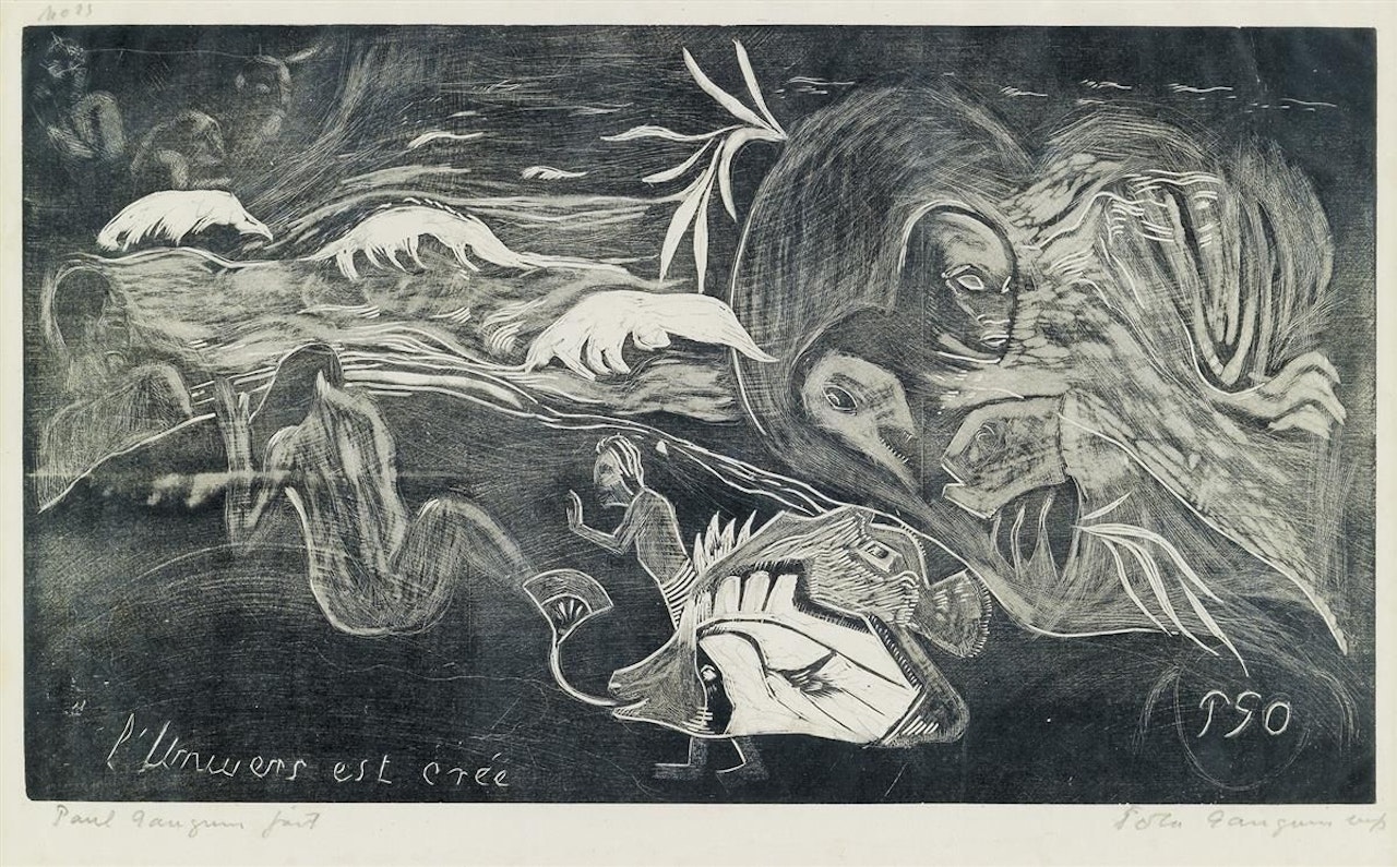 L'univers Est Crée by After Paul Gauguin