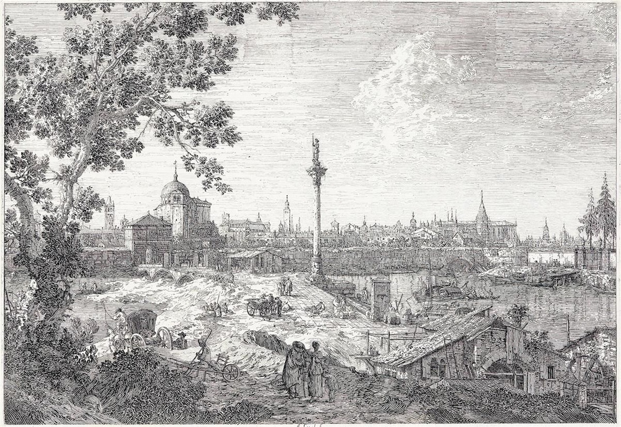 An Imaginary View of Padua by Canaletto