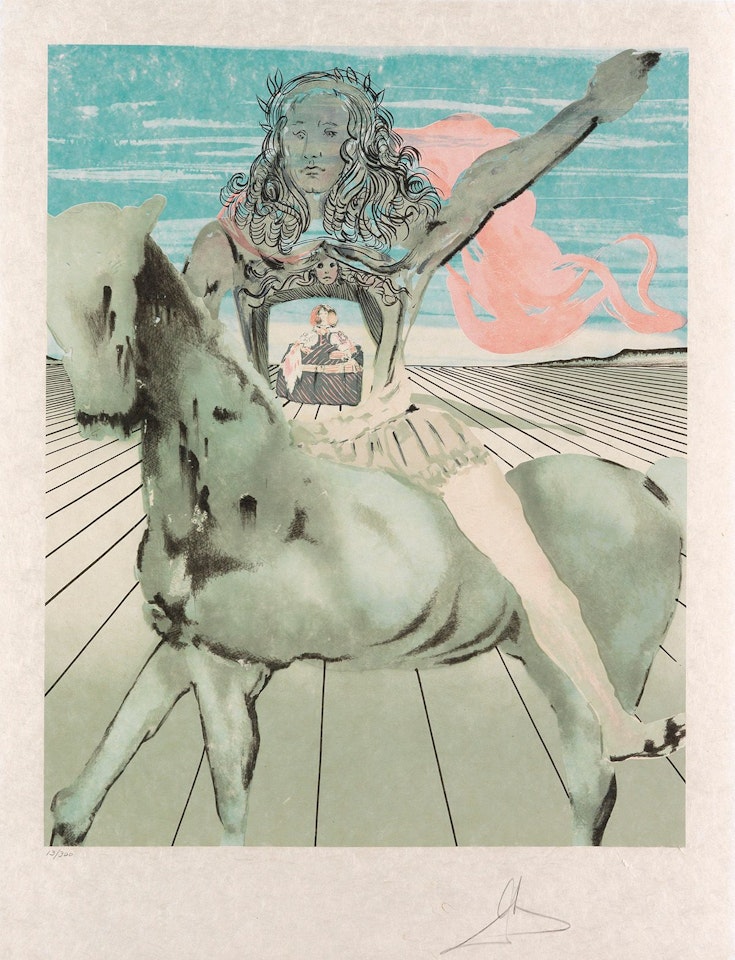 Chevalier Surréaliste by Salvador Dali