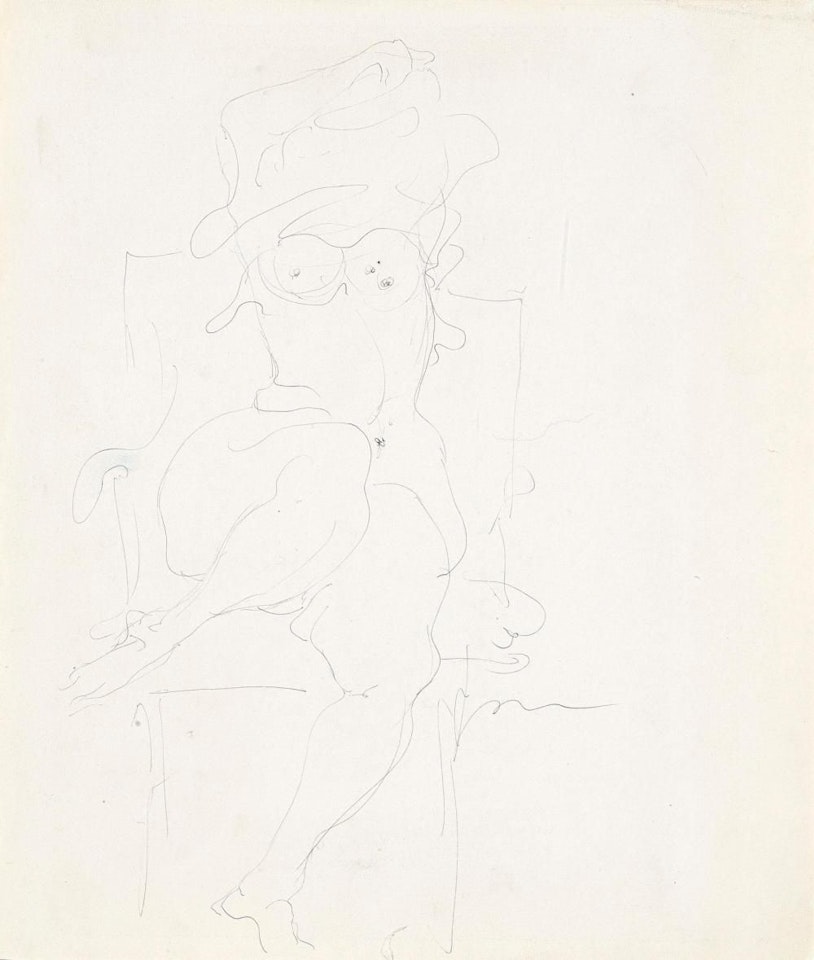 NUDO FEMMINILE by Lucio Fontana