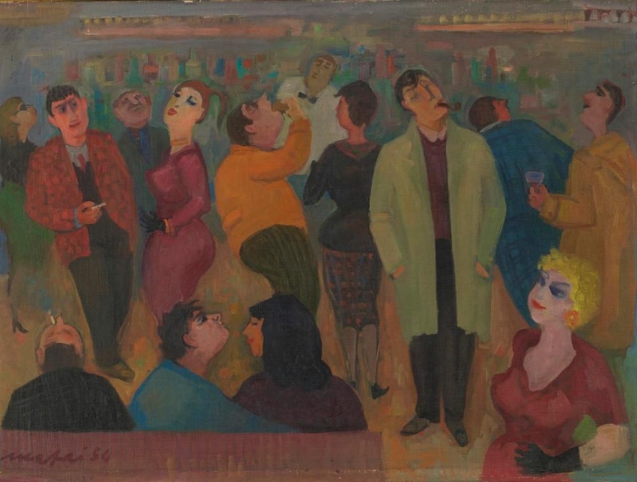 IL CAFFÈ DEGLI INTELLETTUALI by Mario Mafai