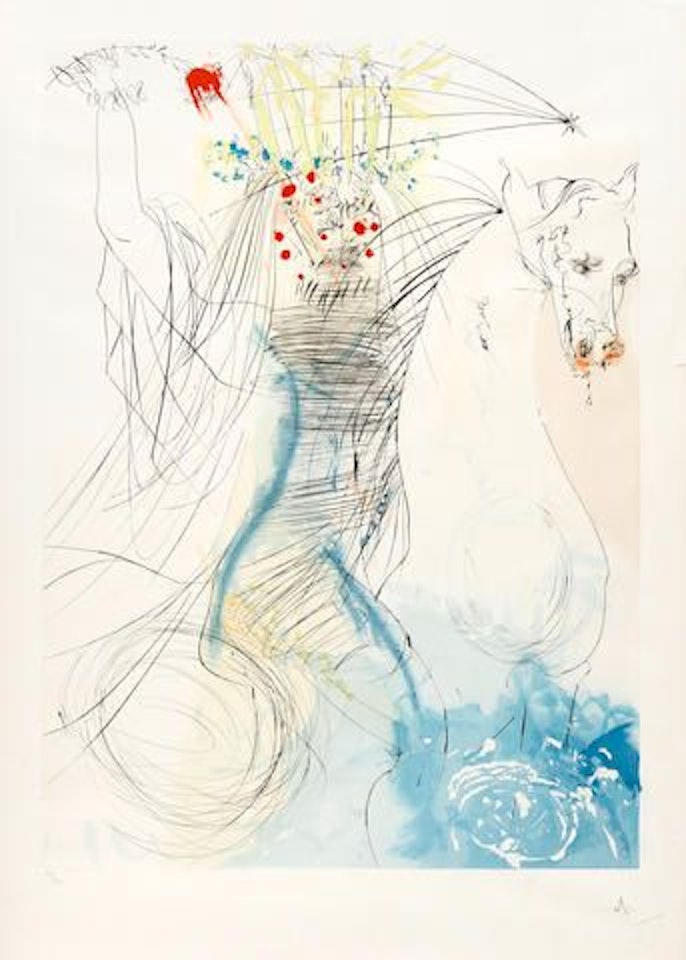 Sainte Lucie; Transfiguration (F. 73-3; 73-16) by Salvador Dali