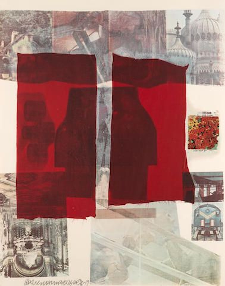 Why You Can't Tell #1, from the Suite of Nine Prints by Robert Rauschenberg