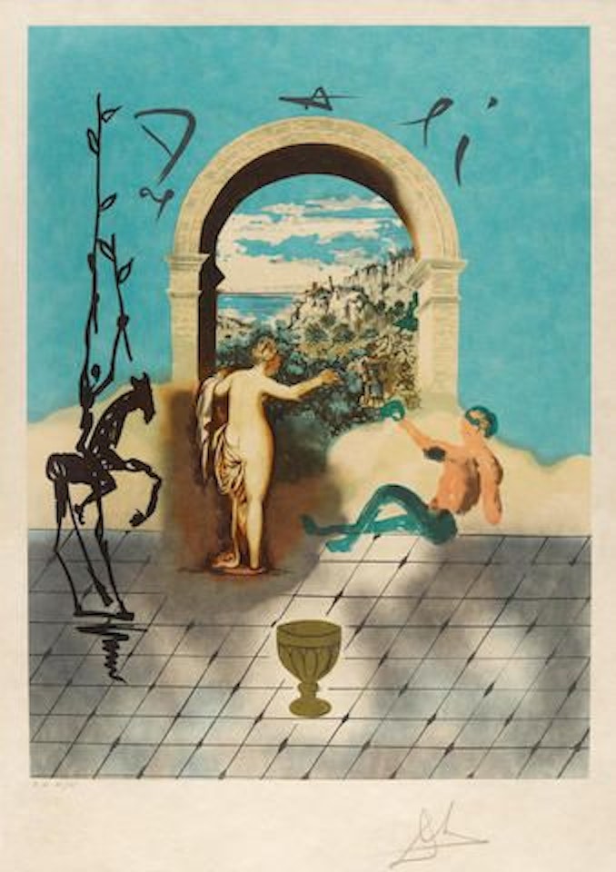 Gateway to the New World...from Dali Discovers America (Field 79-6B) by Salvador Dali