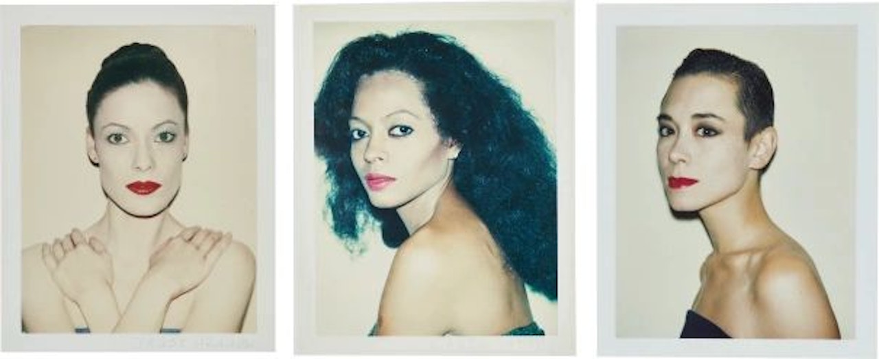 Karen Kaine, Diana Ross, Tina Chow by Andy Warhol