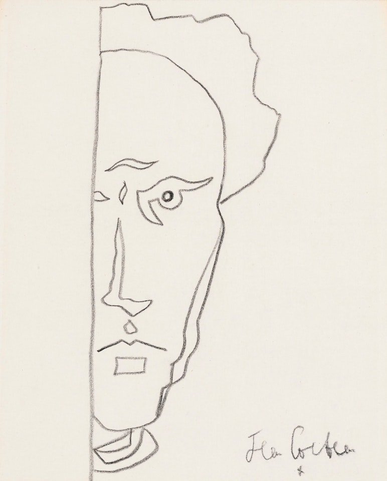 AUTOPORTRAIT by Jean Cocteau