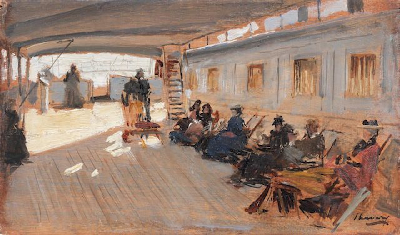 S.S. Ophir by John Lavery