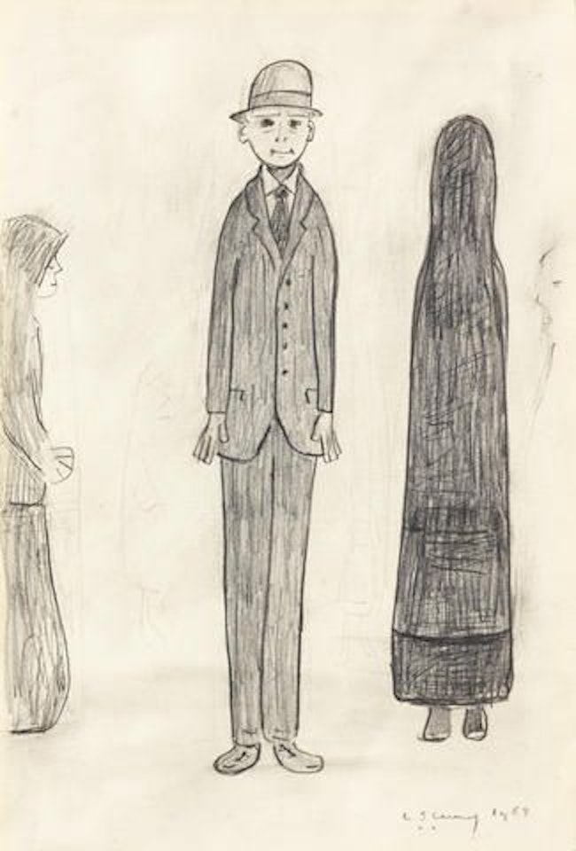 The Hatter by Laurence Stephen Lowry