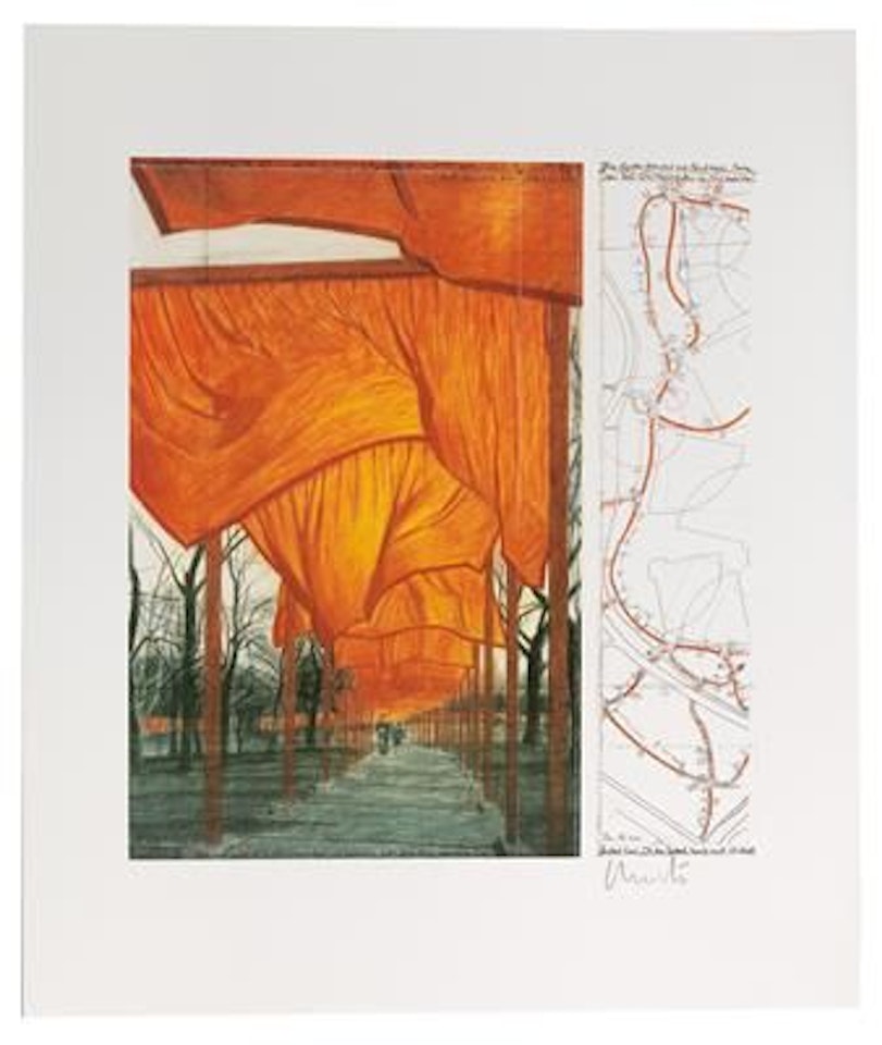The Gates, Project for Central Park, New York by Christo
