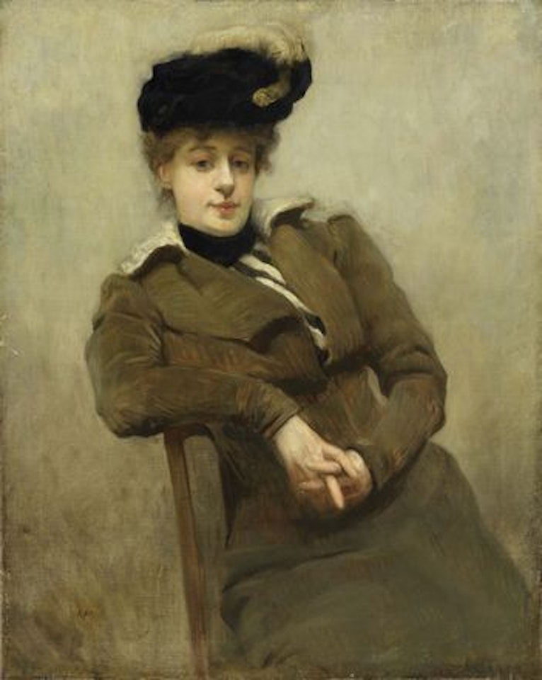Ritratto di signora by Giuseppe de Nittis