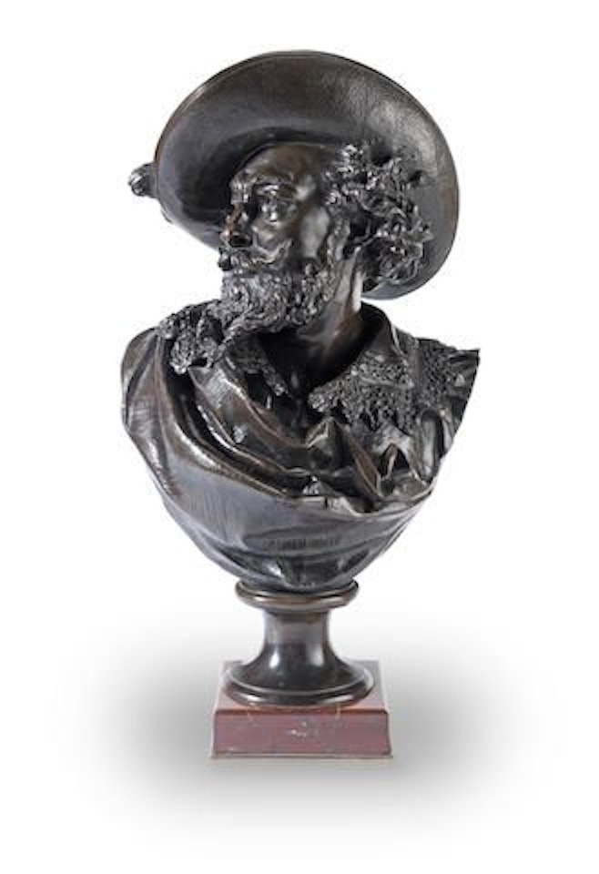 Bust of Peter Paul Rubens by Albert-Ernest Carrier-Belleuse