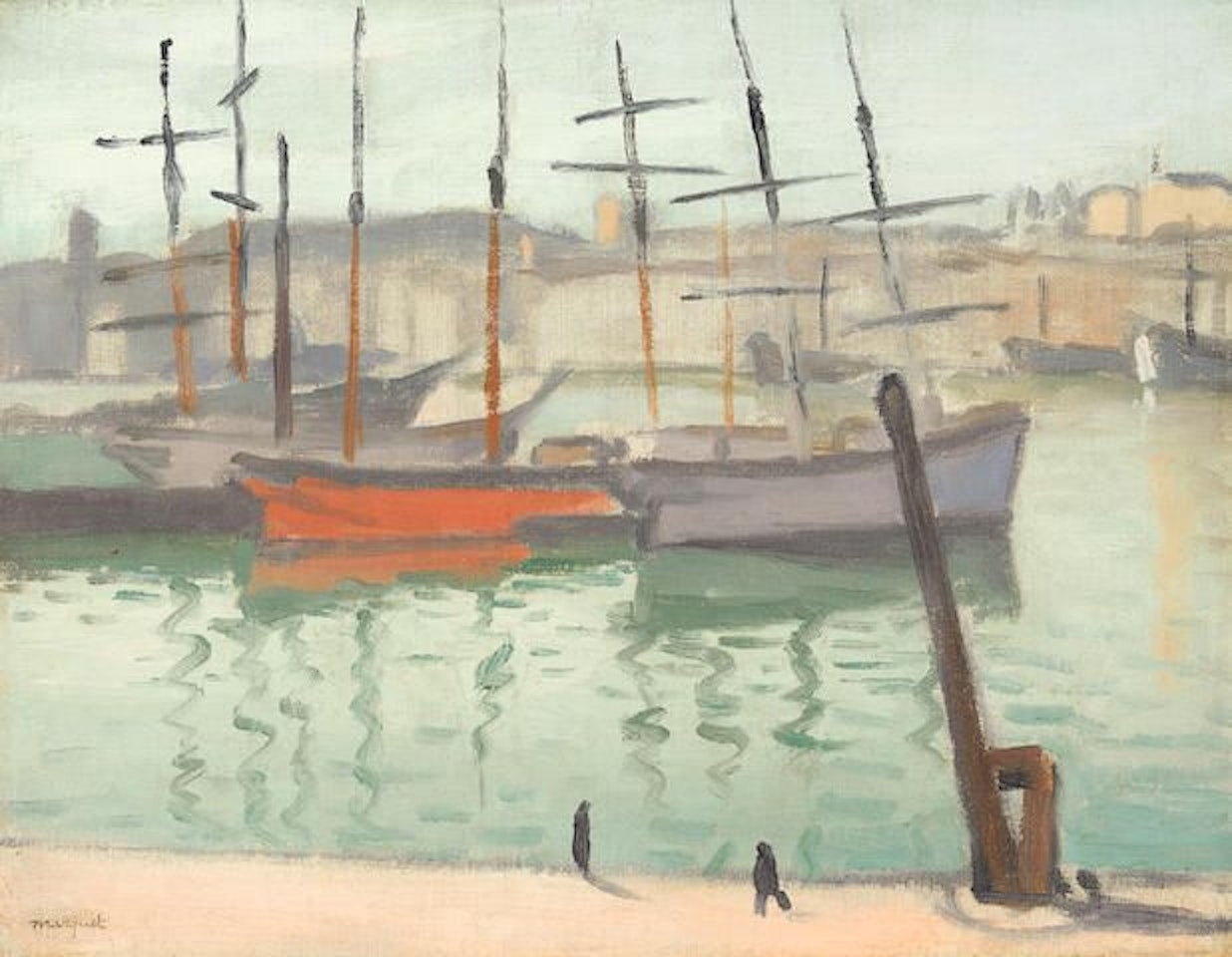 Le port de Marseille by Albert Marquet