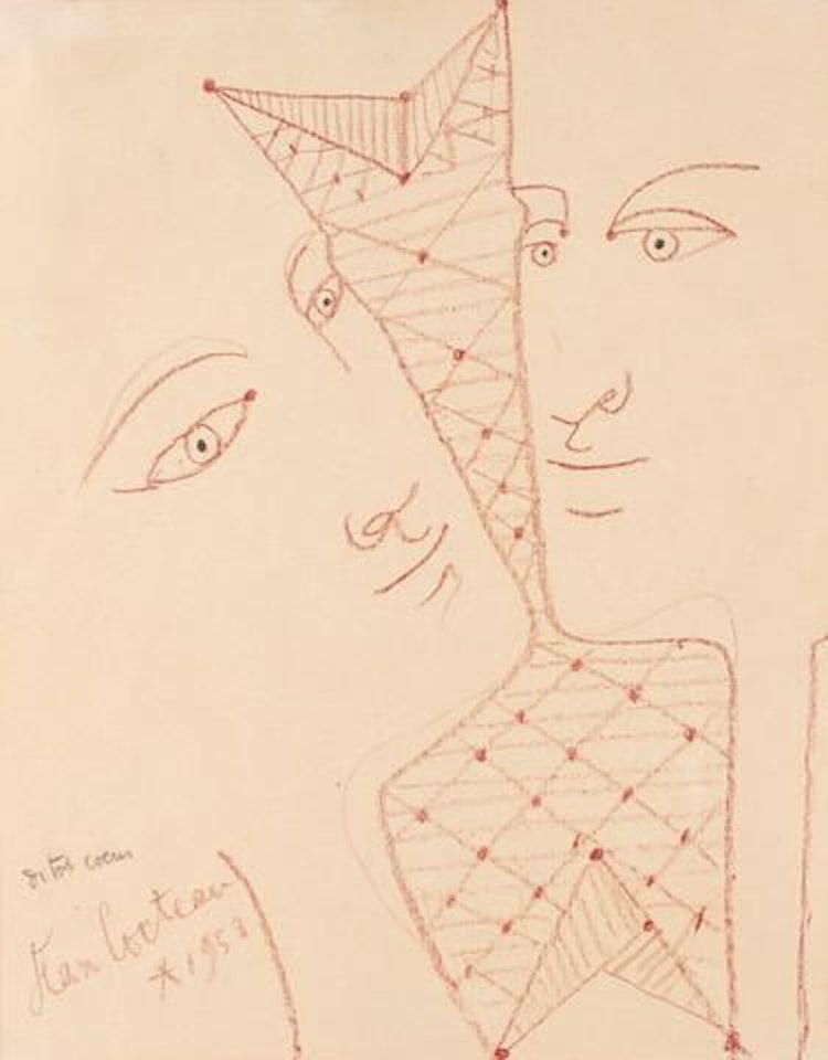 Deux visages by Jean Cocteau
