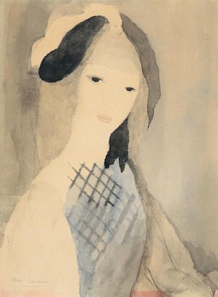Portrait de jeune fille by Marie Laurencin