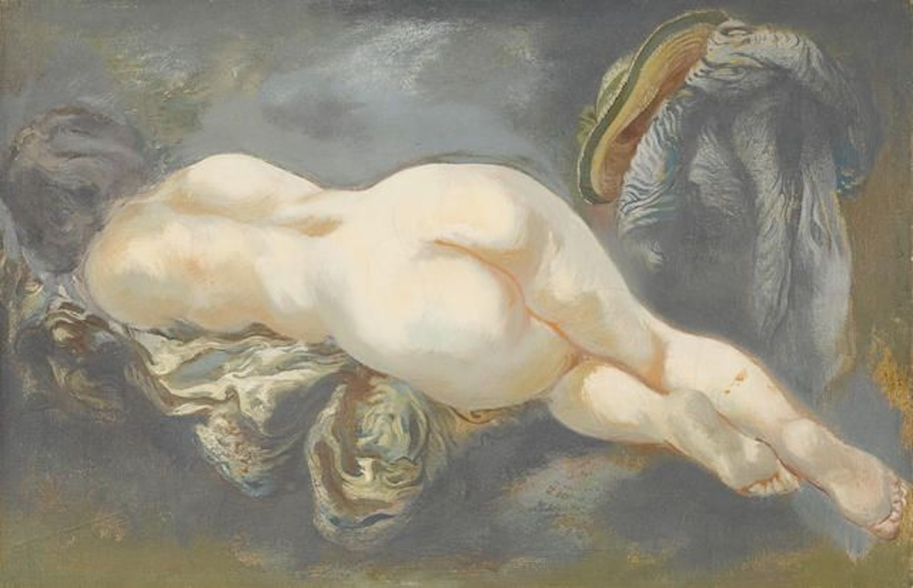 Reclining Nude by George Grosz