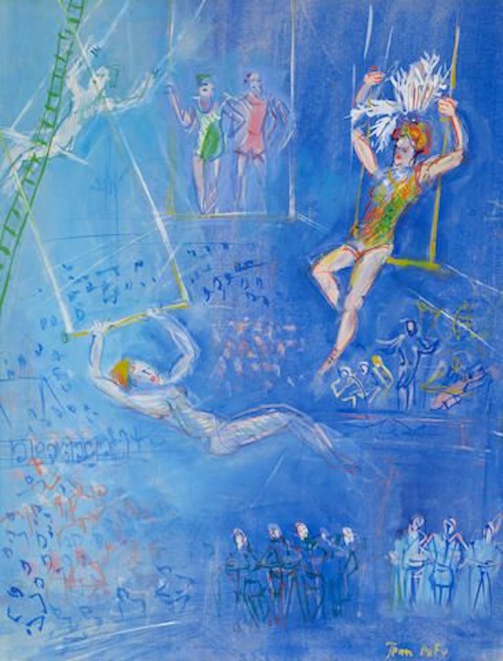Les trapézistes by Jean Dufy