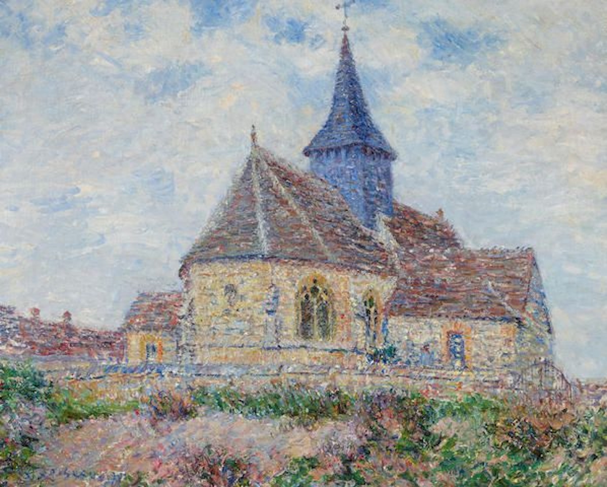 L'église de Porte-Joie dans L'Eure by Gustave Loiseau