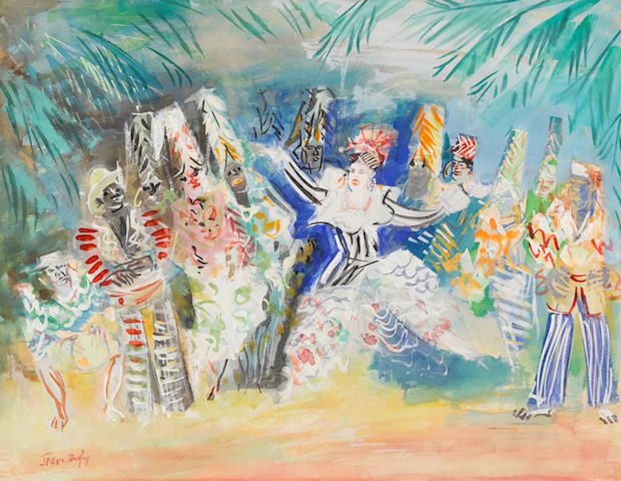 Les ballets de Katherine Dunham by Jean Dufy