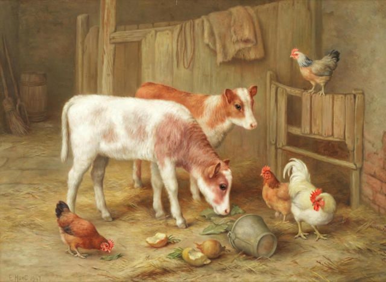 A shared meal by Edgar Hunt