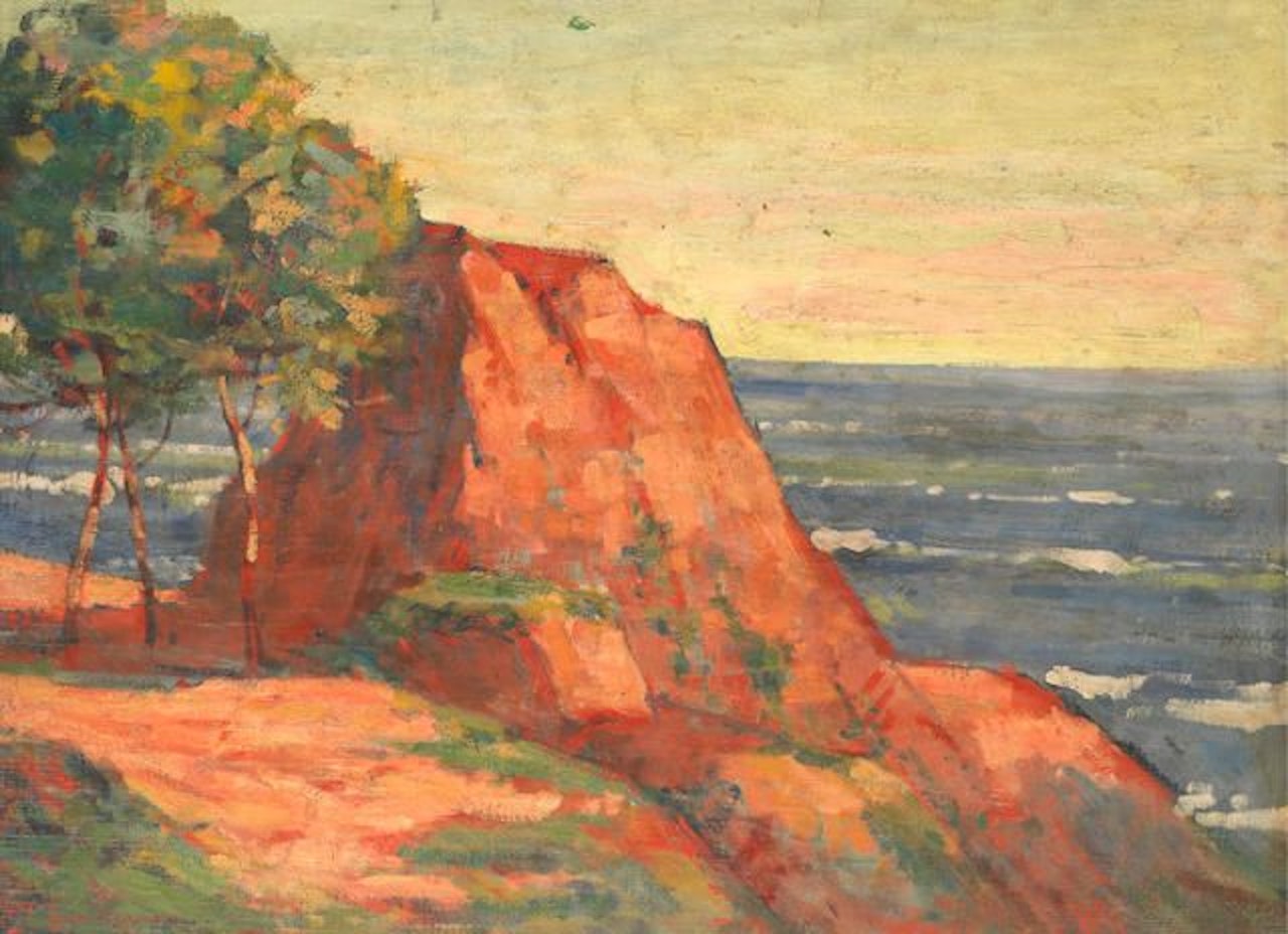 Les roches rouges à Agay by Armand Guillaumin