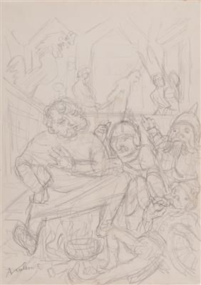 Denial of Christ by Alfred Kubin