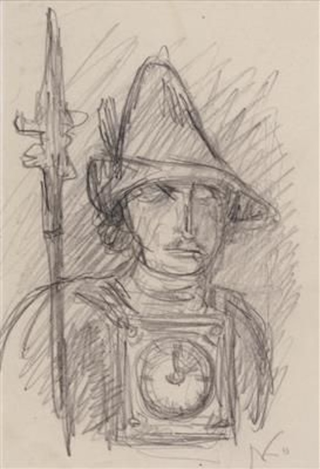 The night watchman by Alfred Kubin